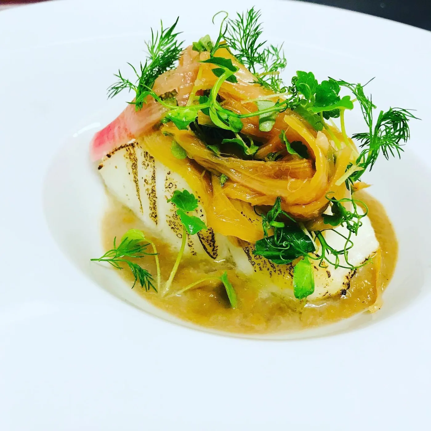 Poisson et tagliatelles de légumes, traiteur en Ille-et-Vilaine